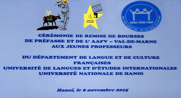 Remise des bourses 2016 et 2017