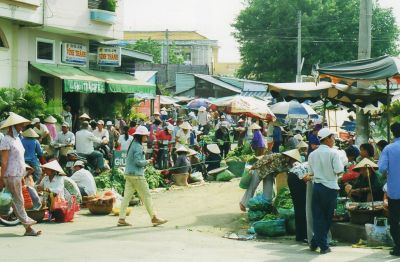 Marché à Vinh Long