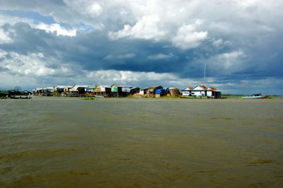 Le Tonlé Sap à Siem Reap 