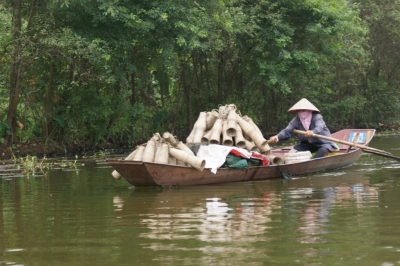 Pêcheuse à la nasse