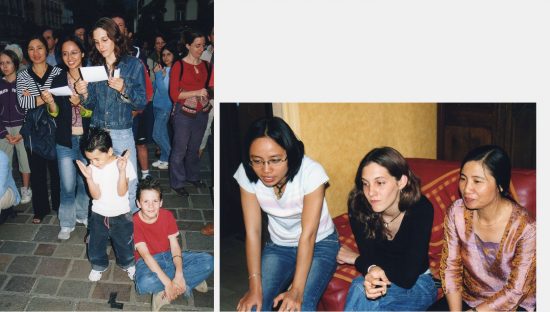 Au Festival du théâtre européen - Lan Phuong, Charlotte et Hoa, été 2004 à Grenoble