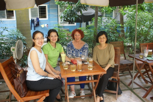 Séances de travail avec Hoai Anh et Phuong Lan sur leur thèse, mardi et mercredi après-midi