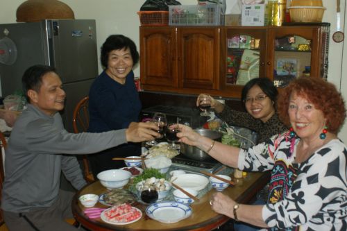  Dimanche 4 décembre, déjeuner chez les parents d’Anh Tu