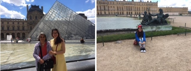 Au Louvre avec Claude - À Versailles