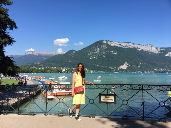 Annecy, sur le pont des Amours !