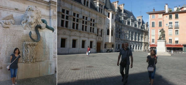 la fontaine - la place Saint-André