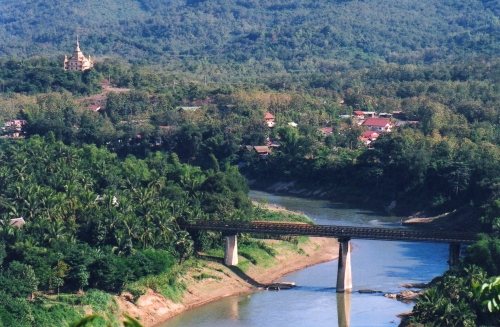 Laos - Paysage côté Nam Khan