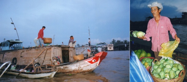 Le marché flottant de Cai Rong