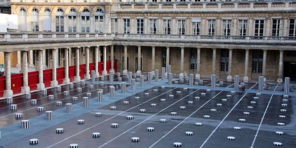 Les colonnes de Buren au Palais Royal