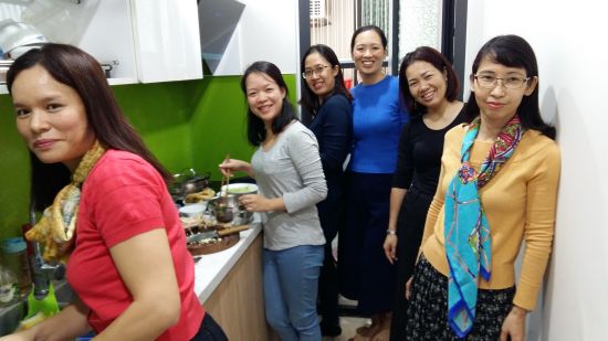 Repas entre femmes, chez Ngoc Lan