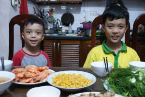 Les deux fils de Ngoc Lan