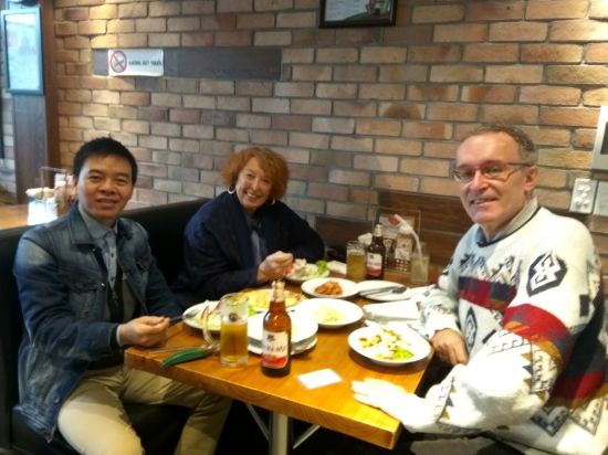 Repas amical avec Toan et Jean-Pierre