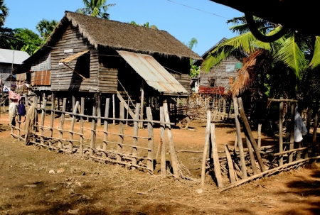 Village dans les environs de Siem Reap