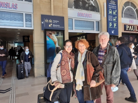 Au revoir à la gare de Nancy