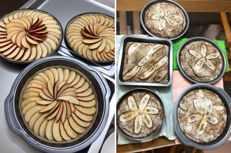 Tarte aux pommes - Gâteau aux bananes