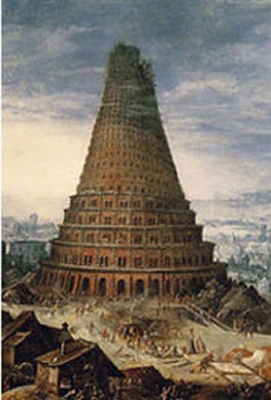 La tour de Babel imaginée par un artiste