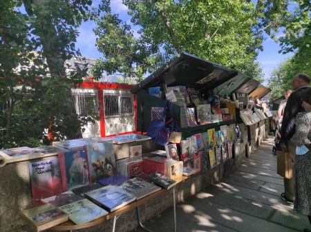 Un bouquiniste parisien