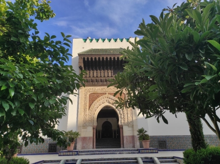 À la mosquée de Paris