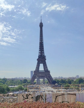 La tour Eiffel depuis la place du Trocadéro
