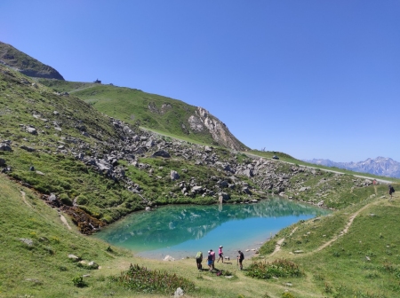 Le Lac Bleu, à 2137 m d'altitude 