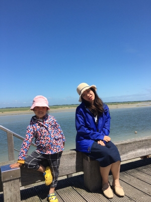 En baie de Somme avec Elise