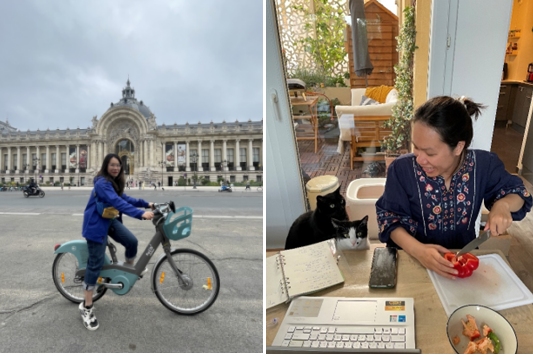 Mai Ly à Paris - La cuisne et les chats