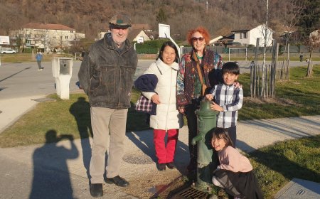 En compagnie de Nam Phuong et ses enfants à Saint-Egrève