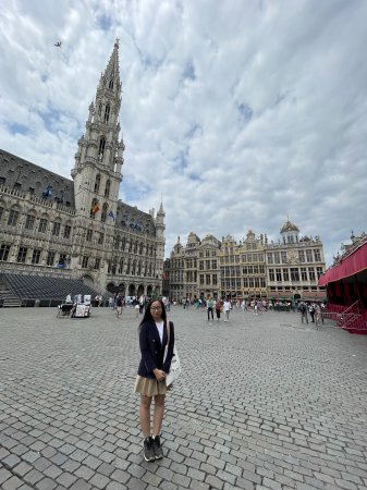 Sur la Grand-Place de Bruxelles