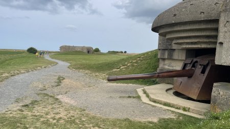 Un des blockhaus du mur de l’Atlantique à la batterie de Longues-sur-Mer