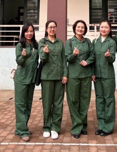 De gauche à droite, Yen, Phuong Lan, Dang Thuy et Thu Ha