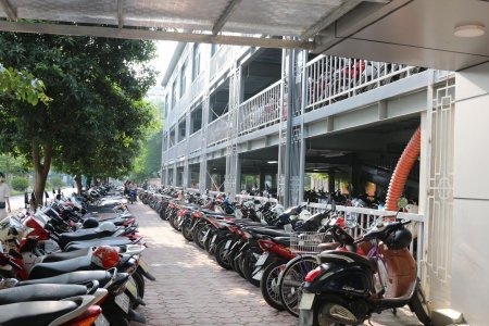 Le nouveau garage à motos