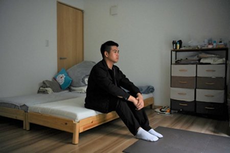 Ngo Gia Khanh, dans les locaux de l’association qui l’héberge, à Tokyo, le 9 juin 2023