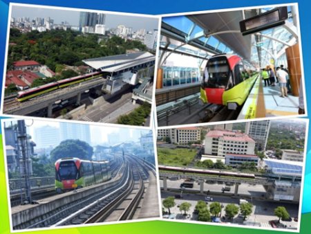 La ligne ferroviaire urbaine No3, reliant Nhôn à la gare de Hanoï,
est l'un des projets symboliques franco-vietnamiens