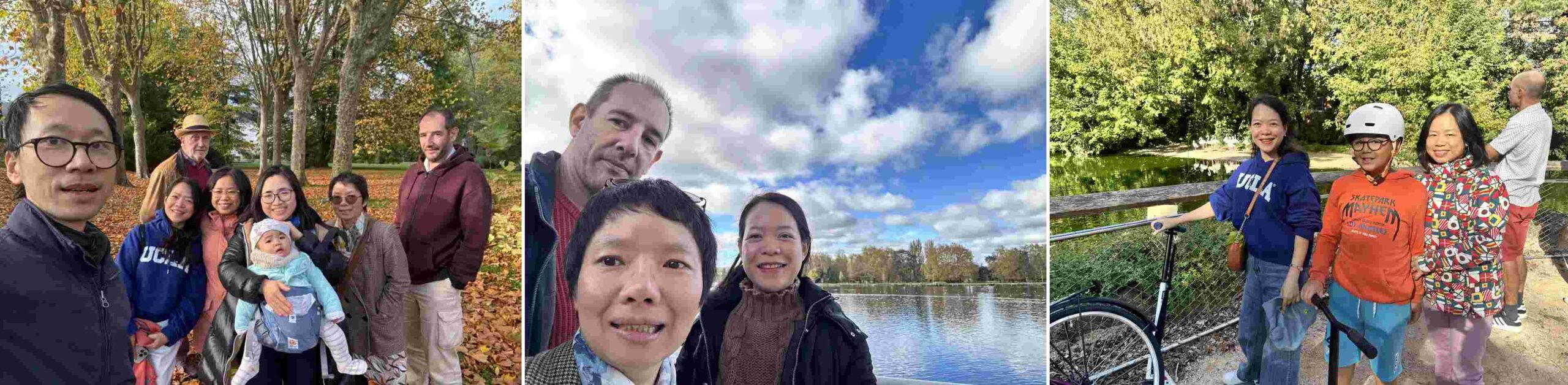 Promenades et visites, rires et échanges au fil du chemin