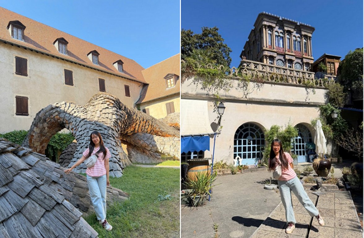 À gauche : Au musée dauphinois - À droite : À la Casamaures